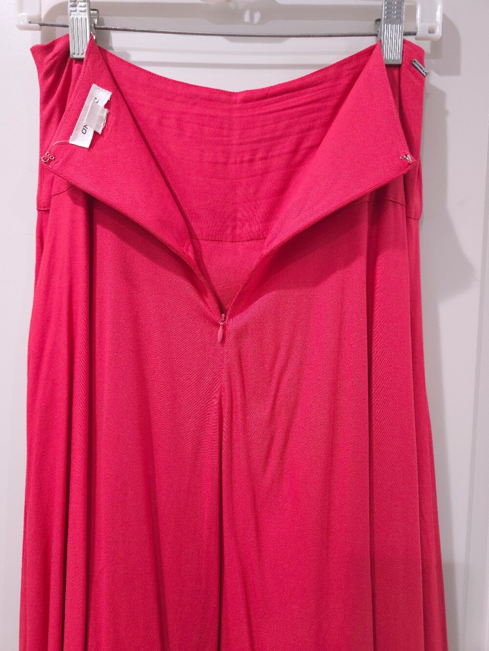ONEILL Women’s High-Low Cascade Maxi Summer Skirt - Coral Pink 100% Viscose - Picture 9 of 12